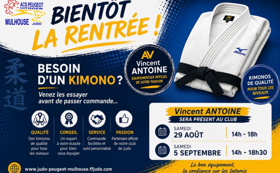Bientôt la rentrée : équipez-vous en kimono !