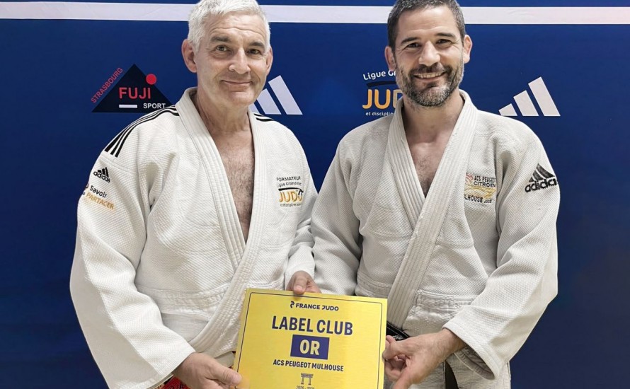 Notre club décroche le Label Or France Judo !